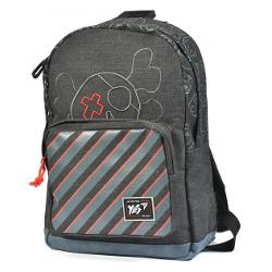 Ghiozdan YES Skull negru