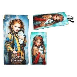 Etui pentru ochelari Natalia Bonilla Povestile Pisicilor Clara si Mia 9x18 cm 0210328