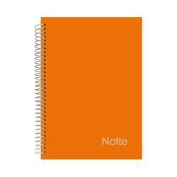 Caiet Notte A4 cu spira 96 file dictandoCoperta este din&nbsp;carton laminat format&nbsp;A4Contine&nbsp;96&nbsp;de file dictando iar&nbsp;hartia are&nbsp;60 gmpModelele de caiet cu spira se deosebesc de caietele prinse in capse ori cele lipite prin flexibilitatea pe care o conferaPuteti foarte usor sa intoarceti paginile si sa rupeti o fila fara ca acest 
