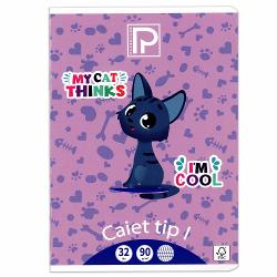 Caiet A5 tip I 32 file PAPERLAND&nbsp;Select - descriere produsDaca sunteti in cautarea unui&nbsp;caiet pentru copii din clasa I va recomandam acest&nbsp;model de tip I&nbsp;de la PAPERLAND&nbsp;cu hartie de grosime superioara 90 gmp&nbsp;Aceasta nu permite patrunderea cernelii pe verso si asigura astfel o scriere curata fara intinari Liniatura speciala cu linii orizontale si linii pe diagonala de ghidaj ofera un&nbsp;excelent suport pentru invatarea scrierii 