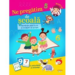 O carte cu activit&259;&539;i distractive &537;i exerci&539;ii de scriere &537;i num&259;rare care include cartona&537;e suplimentare pentru exersare La final autocolantele devin o recompens&259; atractiv&259;
