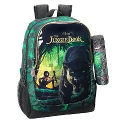 Ghiozdan mare si penar JUNGLE BOOK 32x44x16 este un accesoriu ideal pentru scoala dar si pentru calatorii datorita spatiului mare de depozitare si a mobilitatii aduse utilizatorului Ghiozdanul are doua compartimente foarte incapatoare si usor de folositDimensiune 32x44x16 cm