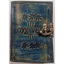 Jurnal Vintage dimensiune&nbsp; 175 x 125 cm coperti din piele naturala hartie lucrata manual din bumbac Inchizatoare metalica tip ancora