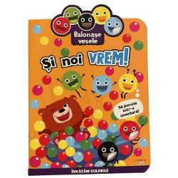 &Icirc;nva&539;&259; CULORILE &icirc;n timp ce te joci cu autocolanteCinci cercule&539;e colorate sunt gata s&259; se ia la &icirc;ntrecere cu anim&259;lu&539;ele &537;i s&259; se joace &icirc;mpreun&259; cu ele Al&259;turi de aceste balona&537;e vesele cel mic se va amuza &537;i va &icirc;nv&259;&539;a- s&259; recunoasc&259; culorile- s&259;-&537;i antreneze mi&537;c&259;rile &icirc;ncheieturii m&acirc;inii- s&259;-&537;i dezvolte 