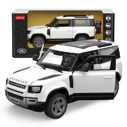 Masinuta are proportiile ideale pentru momente pline de distractie si amuzament avand dimensiunile in centimetri dupa cum urmeaza  1888453 Masinuta metalica Land Rover Defender 90 Alb scara 1 la 24 are anvelope de cauciuc si un design detaliat interior-exterior realizat din materiale metalice turnate cu accesorii realizate din material plastic de calitate superioara Copilul dumneavoastra se poate juca in voie cu masina metalica Land Rover Defender 90 Alb de la brandul international 