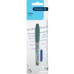 Stiloul Schneider Zippi disponibil &icirc;n nuan&539;ele vibrante de verde este partenerul ideal pentru micii &537;colari care fac primii pa&537;i &icirc;n arta scrisului caligrafic Acest instrument de scris nu doar c&259; arat&259; fantastic datorit&259; designului colorat &537;i juc&259;u&537; dar este conceput special pentru a oferi confort maxim &537;i u&537;urin&539;&259; &icirc;n utilizare Fabricat &icirc;n Germania stiloul Zippi 