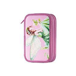 Penar &537;colar dublu &ndash; model cu z&acirc;n&259; compartimentatPenarul &537;colar dublu Z&acirc;na magic&259; este alegerea ideal&259; pentru fete care &icirc;&537;i doresc un accesoriu practic &537;i elegant pentru organizarea rechizitelor Cu un design delicat &icirc;n nuan&539;e de roz pastel decorat cu margarete &537;i ilustra&539;ie cu z&acirc;n&259; 
