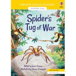 Anansi is king of the spiders he may be small but hes very clever One day offended that Elephant hardly even notices him he challenges her to a tug of war How can a tiny spider win against the mighty Elephant or against the determined RhinoWith fun activities after the story and online audio in both British English and American English CEFR level low A1 300 headwords 571 words
