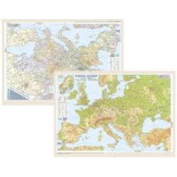 Harta Europa fizica administrativa