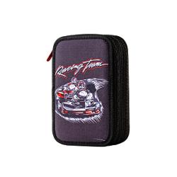 Penar &537;colar triplu &ndash; model circuit kart 3 compartimentePenarul &537;colar triplu Circuit Kart este alegerea ideal&259; pentru copii pasiona&539;i de vitez&259; &537;i competi&539;ii auto Cu un design dinamic inspirat din cursele de karting acest penar ofer&259; un aspect modern &537;i energic perfect pentru &537;coal&259;p data-start381 
