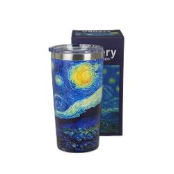 Cana termic&259; dreapt&259; STARRY NIGHT inspirat&259; de Vincent van Gogh face parte din colec&539;ia noastr&259; Art Gallery Fabricat&259; 