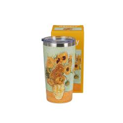 Cana termic&259; inalta FLOAREA SOARELUI inspirat&259; de Vincent van Gogh face parte din colec&539;ia Art Gallery Fabricat&259; din o&539;el 
