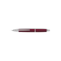 Stilou Capless Rhodium varf fin rosu&55357;&56715; Stiloul Capless Rhodium este un&nbsp;stilou incarcat de istorie si tehnologie&55357;&56715; Design-ul impresionant impreuna cu ingenioasa tehnologie folosita il face potrivit pentru noua era&55357;&56715;&nbsp;Corpul metalic&nbsp;este de-un rosu stralucitor cu accente de&nbsp;rodiu&nbsp;si se asorteaza perfect cu&nbsp;penita din aur de 