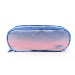 Penar 2 fermoare borset&259; ECADA 78413 &ndash; elegant spa&539;ios &537;i cu design pastel modernPenarul tip borset&259; ECADA 78413 este alegerea ideal&259; pentru elevii &537;i studen&539;ii care &icirc;&537;i doresc un accesoriu practic dar &537;i atr&259;g&259;tor Cu un design modern &icirc;n nuan&539;e pastel degrade de albastru &537;i roz cu efect 
