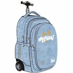 Trollerul STRight TB01 din colectia grafica Meow Mood este un model pe roti conceput pentru transport comod atunci cand ai de carat o greutate mai mare Are 4 compartimente si organizare interioara practica inclusiv spatiu separat pentru laptop si tabletaPentru confort si siguranta trollerul este echipat cu roti rezistente cu rulare usoara maner telescopic reglabil si elemente reflectorizante Materialul impermeabil si baza rigidizata il fac potrivit pentru utilizare 