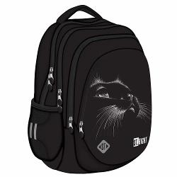 Ghiozdanul Majewski ST Right BP06 din colectia grafica Black Cat este conceput pentru organizare eficienta si purtare confortabila fiind potrivit pentru utilizarea zilnica la scoala sau in oras Modelul dispune de 4 compartimente si solutii practice pentru depozitare astfel incat lucrurile sa fie usor de gasit si bine protejateConfortul este sustinut de un spate profilat ergonomic si respirabil bretele moi reglabile si curea de piept Pentru siguranta si durabilitate include 
