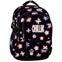 Ghiozdanul Majewski ST Right BP01 din colectia grafica Flower Mood este conceput pentru organizarea completa a rechizitelor si accesoriilor scolare datorita celor 4 compartimente si a buzunarelor practiceOfera confort la purtare prin spatele profilat si bretelele reglabile iar pentru siguranta si rezistenta include elemente reflectorizante baza intarita si material impermeabil4 compartimente2 buzunare laterale elasticeManer pentru agatarea 