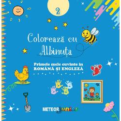 Aceast&259; carte de colorat &icirc;i ajut&259; pe copii s&259; &icirc;nve&539;e primele cuvinte &icirc;n limba englez&259; &icirc;ntr-un mod distractiv &537;i creativ Fiecare desen este &icirc;nso&539;it de cuv&acirc;ntul corespunz&259;tor &icirc;n englez&259; pentru ca cei mici s&259; asocieze imaginea cu termenul corect Color&acirc;nd copiii &icirc;&537;i dezvolt&259; vocabularul aten&539;ia &537;i imagina&539;ia &mdash; &icirc;nv&259;&539;&acirc;nd prin 