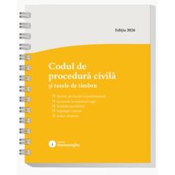 Lucrarea cuprinde textul actualizat al Codului de procedura civila precum si cate un extras din Legea nr 762012 de punere in aplicare din Legea nr 22013 si din Legea nr 471992 solutionarea exceptiei de neconstitutionalitate ridicate in fata instantelor judecatoresti sau de arbitraj comercial Pe langa acestea a fost inclusa si O U G nr 802013 privind taxele judiciare de timbruIn Codul de procedura civila si taxele de timbru la finalul articolelor din cod sunt 