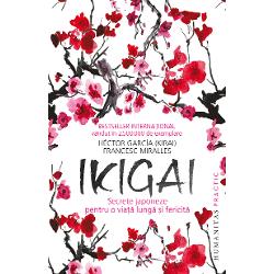 Traducere de Camelia Dinic&259;&nbsp;2 500 000 de exemplare v&acirc;ndute &icirc;n lume traduceri &icirc;n 57 de limbi&nbsp;&bdquo;Ikigai Acest concept japonez care s-ar traduce prin &laquo;fericirea de a fi mereu ocupat&raquo; pare s&259; explice extraordinara longevitate a japonezilor mai ales din insula Okinawa Acolo num&259;rul persoanelor centenare dep&259;&537;e&537;te cu mult media mondial&259; Cultivarea prieteniilor 