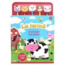 Descopera in acest set pagini de colorat cu animalele tale preferate de la ferma si distreaza-te rezolvand activitatile