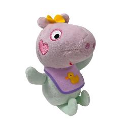 Jucarie de plus TY Beanie Babies - Evie din anumatia Peppa Pig 15 cm TY46271
