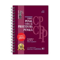 CODUL PENAL SI CODUL DE PROCEDURA PENALA IUNIE 2026EDITIE SPIRALATALEGISLATIE CONSOLIDATA SI INDEX&nbsp;Cu NOILE MODIFICARI aduse prinLEGEA NR 532026 FEMICIDULLEGEA NR 752026LEGEA NR 942026&nbsp;Include siLEGEA NR 2412005 pentru prevenirea si combaterea EVAZIUNII FISCALELEGEA NR 262024 privind ORDINUL DE PROTECTIE&nbsp;Lucrarea Codul penal si Codul de procedura penala 