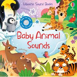 From penguin chicks and seal pups to tiger cubs and baby rhinos there are all kinds of little animals making cute sounds in this charming book With ten buttons on the pages to press theres a visit to Australia to hear what noises baby kangaroos and koalas make as well as a trip to the jungle to listen to a baby monkey and a farm where a baby alpaca and donkey come to life
