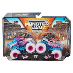 Pregateste-te pentru confruntari epice cu camioanele oficiale Monster Jam la scara 164 2 pachete de camioane fabricate cu formare prin injectie Fiecare pachet de 2 prezinta confruntari ale celor mai populare si mai cautate camioane monster Monster Jam cum ar fi Groparul contra &Icircnvatamant superior Buldozer contra Alergator pe linie Balaur contra Yeti si altele Fiecare camion Monster Jam din pachetul de 2 are detalii si grafica uimitoare si fiecare camion de jucarie are un sofer 