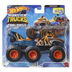 Fiecare camion turnat sub presiune surprinde cu stilul si personalitatea unui personaj sau a unei creaturi populare Monster Truck la scara 164 Porneste in aventuri cu camioanele Hot Wheels Monster Trucks Big Rigs Fiecare vehicul la scara 164 transmite personalitatea popularelor creaturi Monster Truck cu decalcomanii atragatoare pe care fanii le adora Copiii pot transporta vehicule suplimentare la scara 164 pe platforma sau cu carligul de remorcare de pe Big Rig Acest pachet contine 