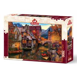 Puzzle 2000 piese - Canal HomesFa primul pas prin rezolvarea acestui puzzle 2000 piese Canal Homes pentru a accesa prima treapta spre COMPETENTA SUCCES REALIZAREPuzzle-urile sunt adesea o activitate individuala Puzzle-ul necesita un grad ridicat de concentrare pentru o perioada de timp  Devenim total absorbiti in proces - iar in final succesul este al nostru Este o modalitate minunata pentru noi toti de a castiga 