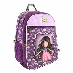 Rucsac clasic Gorjuss New Heights 3 compartimente buzunar laptop 33 x 435 x 20 cm poliester Redescopera personajele tale Gorjuss preferate cu rucsacul clasic &bdquo;New Heights&rdquo; un accesoriu esential pentru scoala gandit pentru confort si organizare zilnica Bretelele captusite si reglabile impreuna cu spatele captusit ajuta la purtare comoda iar compartimentul intern pentru laptop adauga un plus de practicCu trei compartimente incapatoare si detalii de 