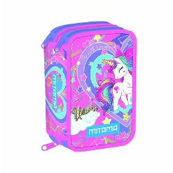 Penar TRIPLO UniDream cu accesorii 47 piese Penarul TRIPLO UniDream este o solutie practica pentru scoala livrat cu un set complet de accesorii pentru scris si desen Include instrumente variate potrivite pentru utilizare zilnicaSetul contine si noul pix cu cerneala care se poate sterge SPINNY albastru si rosu alaturi de alte accesorii utileTip produs penar echipatModel TRIPLO  UniDreamNumar piese 47Include pix 
