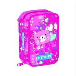 Penar Triplo CuddlyKitten cu accesorii 47 piese Penarul Triplo CuddlyKitten este o trusa completa pentru scoala livrata cu un set bogat de accesorii 47 piese potrivita pentru organizarea instrumentelor de scris si desenInclude instrumente variate printre care un nou stiloupen cu cerneala care se poate sterge SPINNY in culorile albastru si rosu alaturi de alte accesorii utile pentru activitatile zilniceTip produs penar cu 