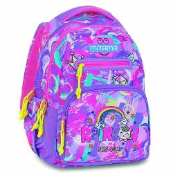 Rucsac New Plus Rainbow 30 L 35x26x42 cm 2 compartimente inchidere magnetica Rucsacul New Plus Rainbow este ultralight foarte rezistent si conceput pentru a sustine o postura corecta a copiilor Designul modern structurat ofera mai mult confort si spatiu completat de efecte noi si grafica atragatoarePozitionarea unica patentata a bretelelor mentine rucsacul aproape de spate pentru confort si libertate de miscare pe tot parcursul zilei Inchiderea magnetica 
