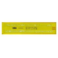 Sablon litere 8mm plastic transparentCulorile pot varia