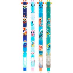 Roller gel cu rescriere 05 mm albastru Aqua Cuties Happy Color&nbsp;este un instrument de scris practic &537;i atractiv potrivit pentru activit&259;&539;i zilnice la &537;coal&259; birou sau acas&259; Datorit&259; cernelii termosensibile permite corectarea rapid&259; &537;i u&537;oar&259; a textului oferind o experien&539;&259; de scriere confortabil&259; &537;i flexibil&259;&nbsp;Formula special&259; a cernelii face ca scrisul 