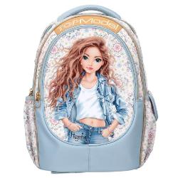 Juc&259;u&537; dar casual rucsacul &537;colar TOPModel are un motiv cool &icirc;n aspect denim pe buzunarul frontal mare &537;i un model floral pe fundal crem pe spate &537;i pe laterale Cu o mul&539;ime de detalii albastru deschis fermoare aurii dou&259; buzunare laterale spate c&259;ptu&537;it bretele reglabile &537;i m&acirc;ner de transport c&259;ptu&537;it Material principal 100 poliester