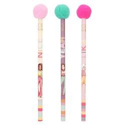 Creioanele super dr&259;gu&539;e cu pompom sunt disponibil &icirc;n trei modele creion roz cu pompom roz neon &537;i inscrip&539;ie Like creion galben cu pompom roz &537;i inscrip&539;ie Nice &537;i creion mov cu pompom verde &537;i inscrip&539;ie da Mina HBPret per bucata Nu se poate alege modelul sau culoarea