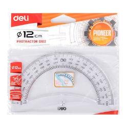 Masurarea corecta a unghiurilor este o abilitate esentiala atat pentru elevii aflati la inceput de drum in geometrie cat si pentru profesionistii care lucreaza cu planuri schite sau desene tehnice Un raportor de calitate face diferenta intre un rezultat precis si unul aproximativ Raportorul transparent Deli de 12 cm cu deschidere de 180 grade este instrumentul potrivit pentru orice sarcina care implica masurarea sau trasarea unghiurilor oferind precizie claritate si usurinta in 