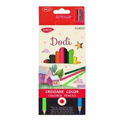 Creion color 12 culori Dodi DACO &ndash; set versatil pentru desen tehnic &537;i artisticSetul de creioane colorate Dodi DACO cu 12 culori este alegerea ideal&259; pentru copii elevi studen&539;i &537;i pasiona&539;ii de desen care &icirc;&537;i doresc precizie versatilitate &537;i culori intense pentru proiecte artistice &537;i tehnice Perfect pentru &537;coal&259; hobby-uri creative &537;i desen profesional acest set ofer&259; performan&539;&259; excelent&259; 
