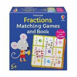 Fractions can be fun with these entertaining memory games for 2-5 players - theyre packed full of bright appealing illustrations that will help children visualise fractions deepening their understanding The pack contains 4 bingo boards 36 cards and a book Children can read the book to find out about fractions then practise by playing two different games using the boards and cards The game instructions are at the back of the book