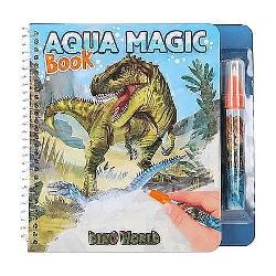 Magie de pictur&259; a dinozaurilor &Icirc;n aceast&259; carte din Dino World cu 5 pagini interioare din carton modele primitive grozave devin vizibile cu stiloul cu ap&259; inlcus&icirc;ntotdeauna re&icirc;nc&259;rcabil