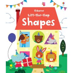 A colourful lift-the-flap board book to help children learn about shapes in a fun way Each page features an illustrated scene full of spotting naming and counting activities from a circus show to a trip to the seaside and a summer picnic Activities include lifting circular triangular and star-shaped flaps at the circus to uncover the hidden performers and searching for animals at the seaside by lifting beach balls kites and umbrellas With over 80 flaps to lift each page has lots to 