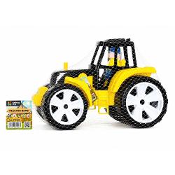 Tractorul pentru copii BAMS 0 in culoare negru galben este un cadou excelent pentru micii pasionati de utilaje agricole si vehicule speciale Jucaria este echipata cu roti mari care asigura o deplasare usoara pe diferite suprafete o cabina deschisa si o figurina detasabila a soferului oferind o experienta de joaca mai realista si mai captivanta &Icircn partea din spate tractorul este prevazut cu un carlig de remorcare pentru atasarea unei remorci extinzand astfel posibilitatile de 