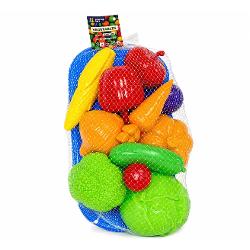 Setul colorat &bdquoPlaca de taiat cu legume&rdquo este alegerea perfecta pentru jocurile de rol ale celor mici &Icircn set sunt incluse legume din plastic viu colorate o placa de taiat un cutit si o lingura astfel incat copilul sa se poata distra jucandu-se de-a bucatarul &Icircn timpul jocului copilul invata denumirile legumelor culorile si formele acestora isi dezvolta imaginatia motricitatea fina coordonarea miscarilor si abilitatile de comunicare Setul este 