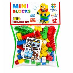 Setul pentru copii &bdquo;Mini Blocks Nr 2&rdquo; &ndash; o multime de idei pentru creativitate si dezvoltare Setul contine 105 piese oferind copilului posibilitatea de a crea numeroase constructii si de a-si dezvolta imaginatia si creativitatea Acest set colorat de blocuri il ajuta pe copil sa creeze primele sale modele dezvoltand motricitatea fina imaginatia si creativitatea Constructorul este ideal pentru copiii de varsta prescolara si scolara mica Set mare de piese &Icirc;n 