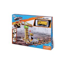 SetFresh Metal 100 cu 1 Masina Inclusa a fost conceput pentru a oferi experienta variata de joaca cu vehicule metalice Fiecare set include un vehicul metalic si elemente de decor care permit construirea unui mic scenariu realist pista de curse statie de alimentare sau santier de constructii Designul tip build-n-play&rdquo permite asamblarea utilizarii si reorganizarea stimularea imaginatiei si jocul creativ Fiecare varianta include accesorii specifice temei bariere conuri si traseu 
