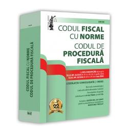 CODUL FISCAL CU NORME SI CODUL DE PROCEDURA FISCALA 2026LEGISLATIE CONSOLIDATA SI INDEX&nbsp;Cu&nbsp;NOILE MODIFICARI&nbsp;aduse prinOUG NR 262026&nbsp;M Of nr 305 din 16 aprilie 2026OUG NR 382026&nbsp;M Of nr 393 