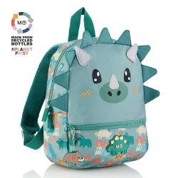 Mini rucsac 28 cm din materiale reciclate Miqelrius Dino Roar MR19763